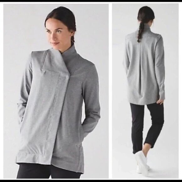 Lululemon Belle Wrap Heathered Medium Grey - Picture 2 of 13